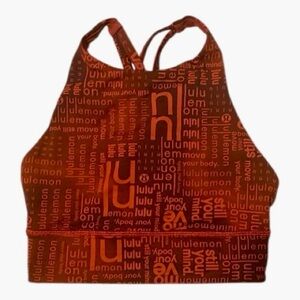 Lululemon Energy High Neck Longline Sports Bra - Size 4